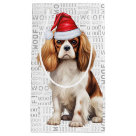 Cute Jul Cavalier Hund Woof Ord Art