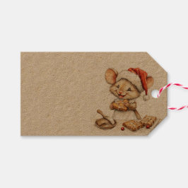 Cute Jul Chef Mouse Presentetikett