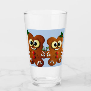 Cute Jul Cookie Gingerbröd Björnar Glaskopp