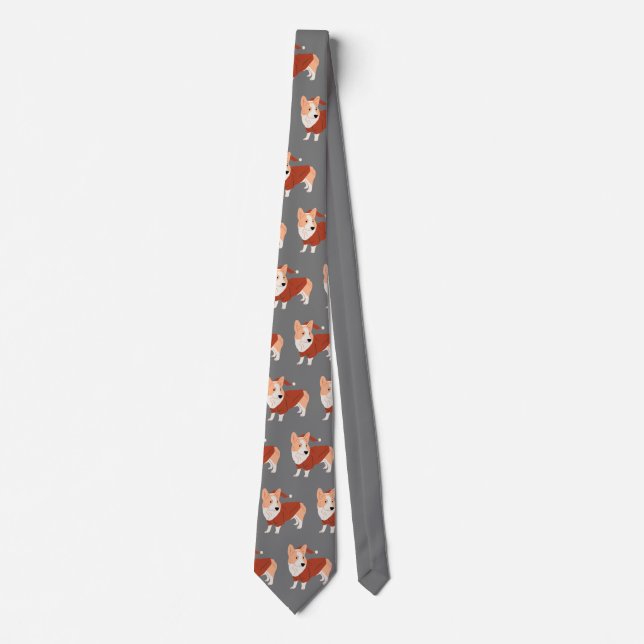 Cute jul Corgi Mönster Slips (Framsida)