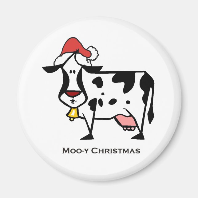Cute Jul Cow Magnet (Framsidan)