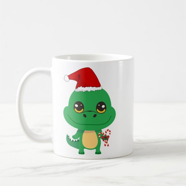 Cute jul Crokodile Kaffemugg (Vänster)