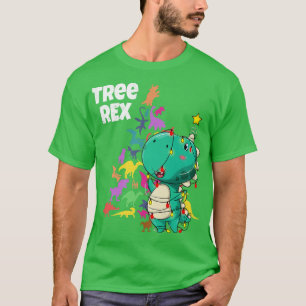 Cute Jul Dinosaur Träd Re Paleontolog Xma T Shirt