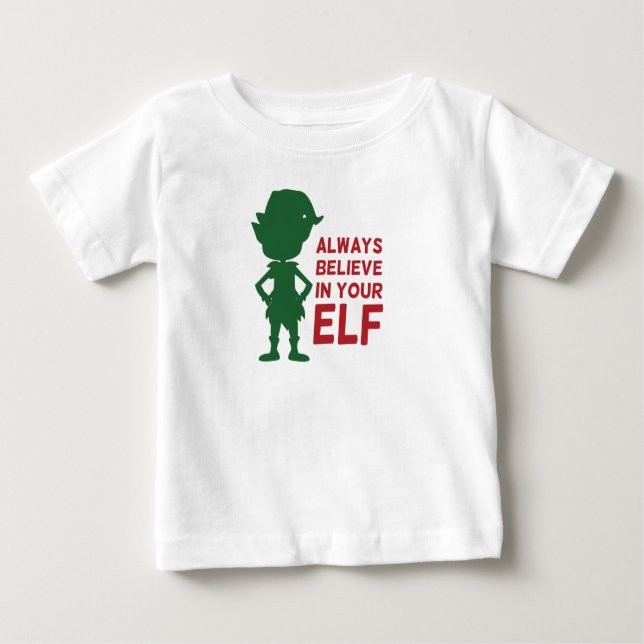 Cute Jul Elf Helgdag Thmet Funny Pun T Shirt (Framsida)