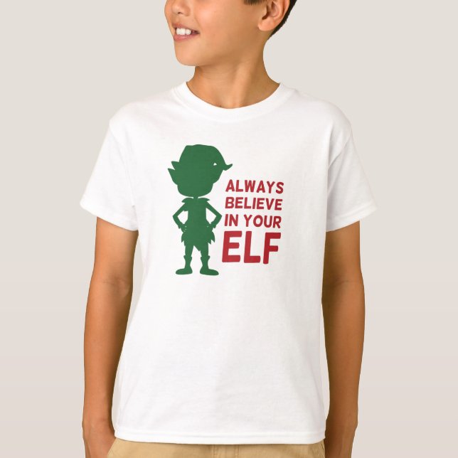 Cute Jul Elf Helgdag Thmet Funny Pun T Shirt (Framsida)