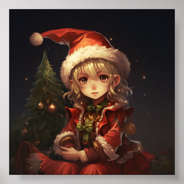 Cute Jul Elf Poster (Framsidan)