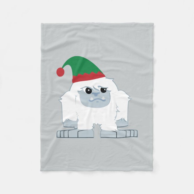 Cute jul Elf Yeti Fleecefilt (Framsidan)