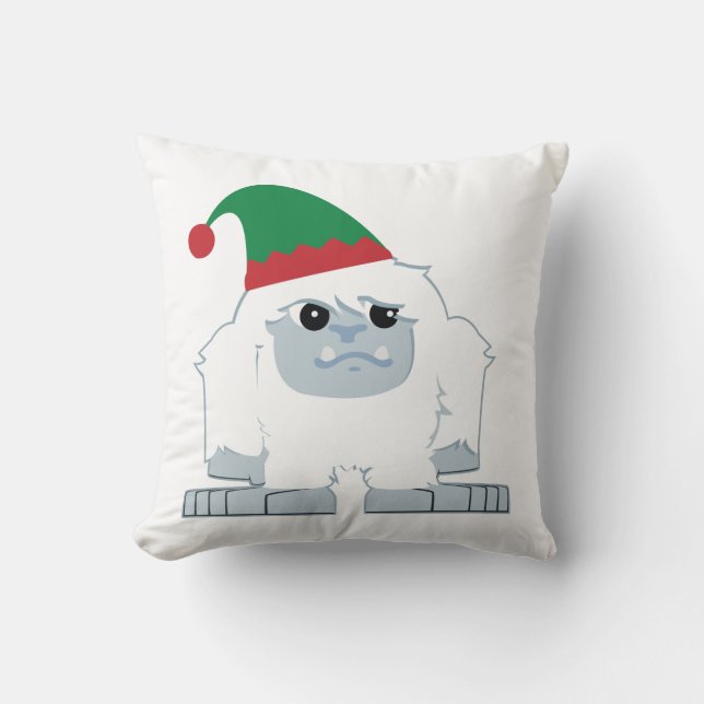 Cute jul Elf Yeti Kudde (Framsida)