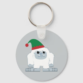 Cute jul Elf Yeti Nyckelring