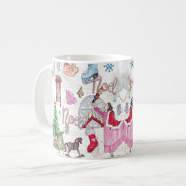 Cute Jul Fairy Tale Kaffemugg