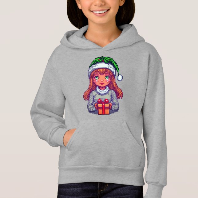 Cute Jul-flickpixelart T Shirt (Framsida)