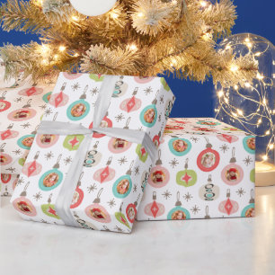 Cute Jul-fotokollage Presentpapper