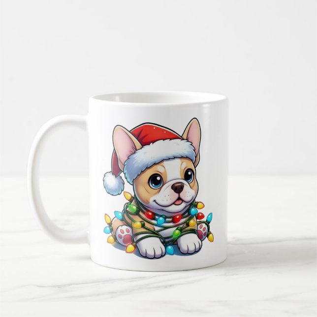 Cute Jul-Fransken Bulldog Mugg (Vänster)