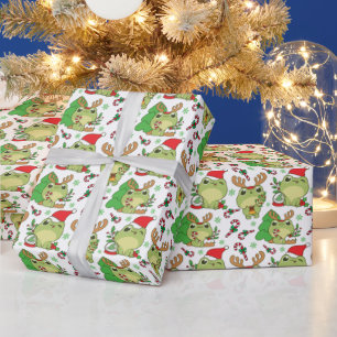 Cute jul Frog Kawaii Animal Presentpapper