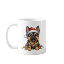 Cute jul German Shepherd Mugg