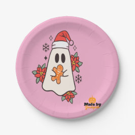 Cute Jul Ghost Mugg | Helgdag Gingerbröd & P