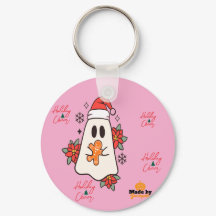 Cute Jul Ghost Mugg | Helgdag Gingerbröd & P
