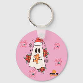Cute Jul Ghost Mugg | Helgdag Gingerbröd & P Nyckelring