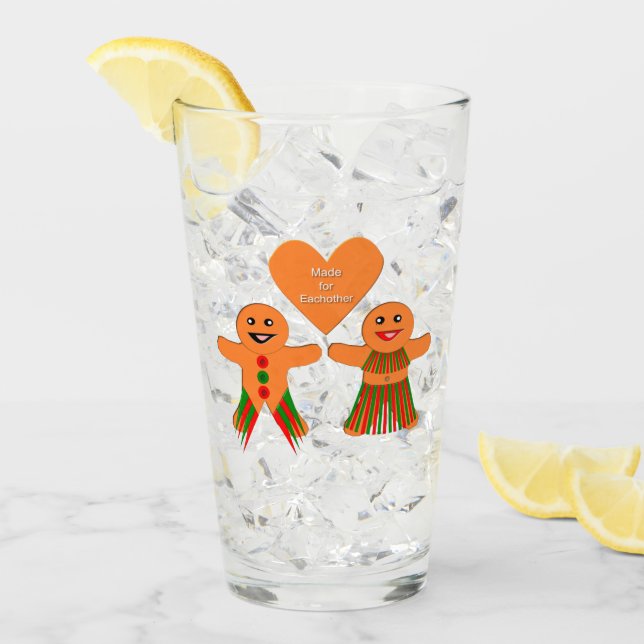 Cute Jul Gingerbröd par Glaskopp (Framsida Ice)