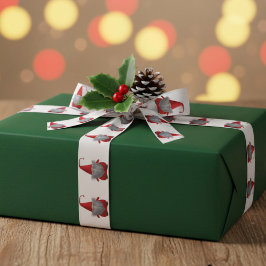 Cute Jul Gnome Mönster Helgdag Gift