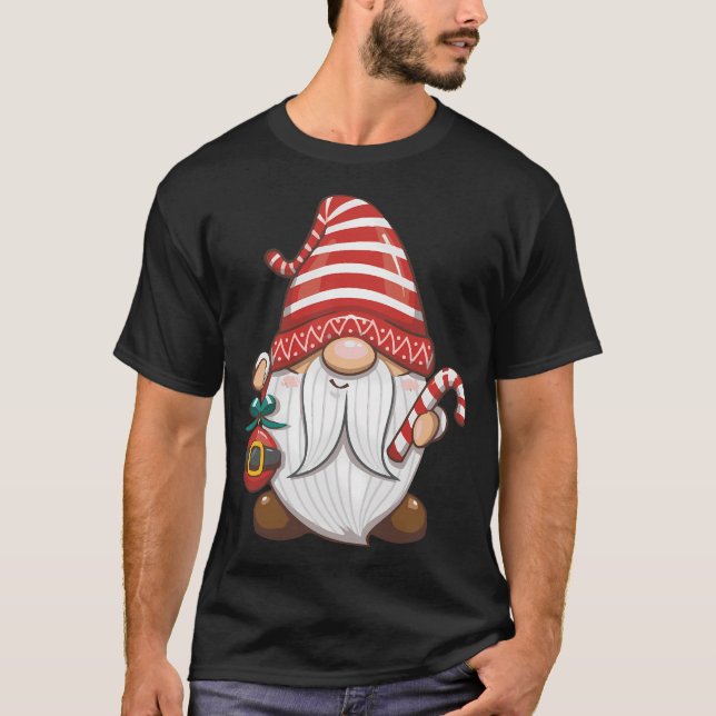 Cute Jul Gnome T Shirt (Framsida)