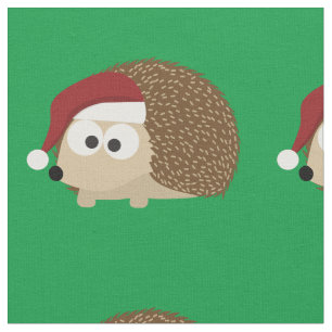 Cute jul Hedgehog Wearing a Santa Hat Tyg