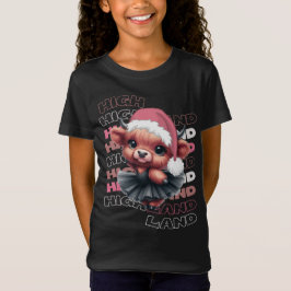 Cute Jul Highland Cow Ballerina T Shirt
