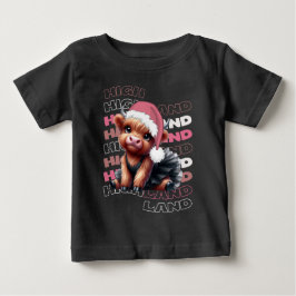 Cute Jul Highland Cow Ballerina T Shirt