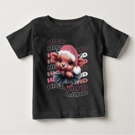 Cute Jul Highland Cow Ballerina T Shirt
