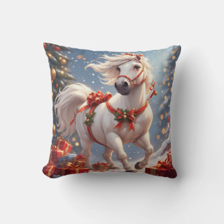 Cute jul Horse Kudde