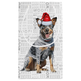 Cute Jul - Hund Helgdag Woof Ord Art