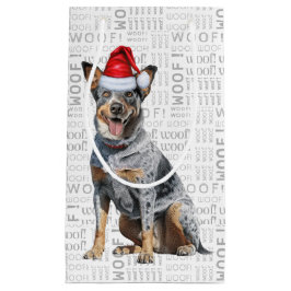 Cute Jul - Hund Helgdag Woof Ord Art