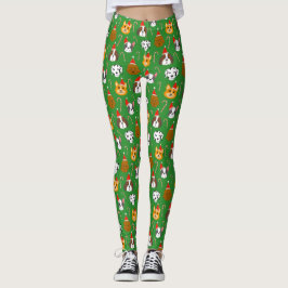 Cute Jul-Hund Patterned Leggings