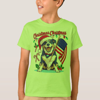 Cute Jul-Hund T Shirt