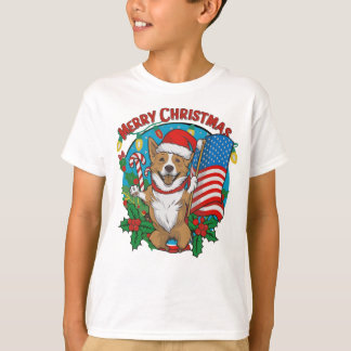 Cute Jul-Hund T Shirt