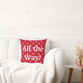 Cute Jul Julafton Helgdag Kudde