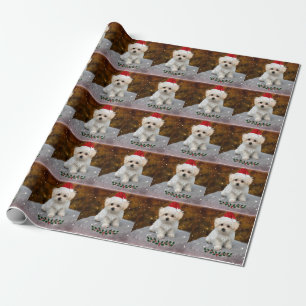 Cute jul Jultomten Maltesisk marionett Presentpapper