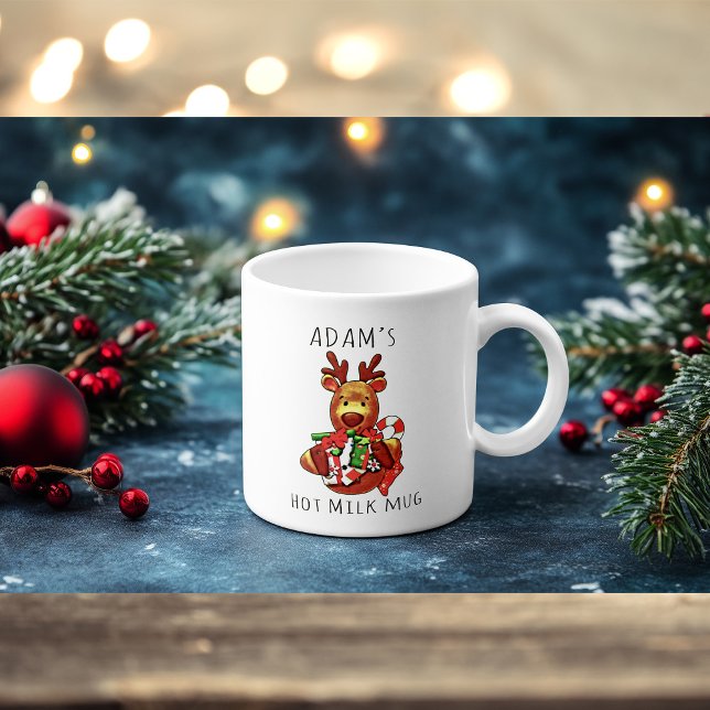 Cute jul Kids Reindeer Mugg (Skapare uppladdad)
