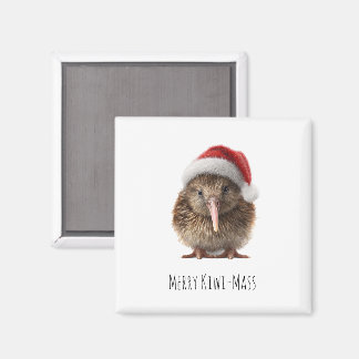 Cute Jul Kiwi, anpassningsbar Magnet