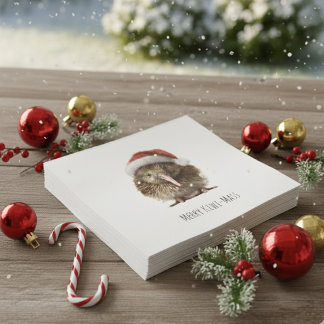 Cute Jul Kiwi, anpassningsbar Pappersservett