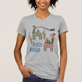 Cute jul Llamas T Shirt