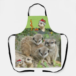 Cute Jul Meerkats Apron
