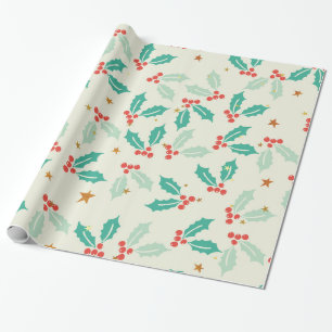 Cute Jul Mistletoe Presentpapper
