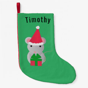 Cute Jul Mouse Liten Julstrumpa