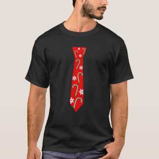 Cute Jul Neck Tie Tshirt Julafton Design Candy C T Shirt