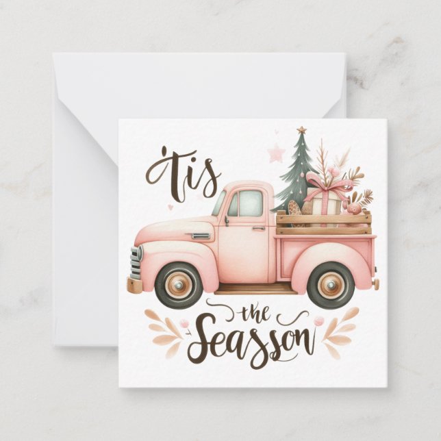 Cute Jul Notelets Anteckningskort (Framsida)