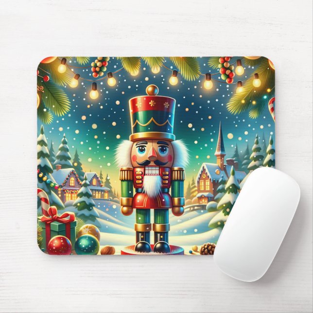 Cute Jul Nutcracker Musmatta (Med mus)