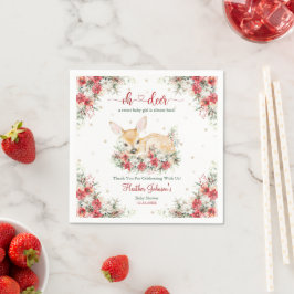 Cute jul Oh Hjort Baby Shower Pappersservett
