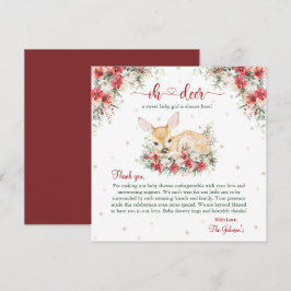 Cute jul Oh Hjort Baby Shower Tack