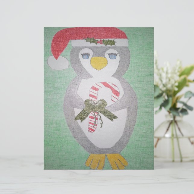 Cute jul Penguin (Stående Fram)